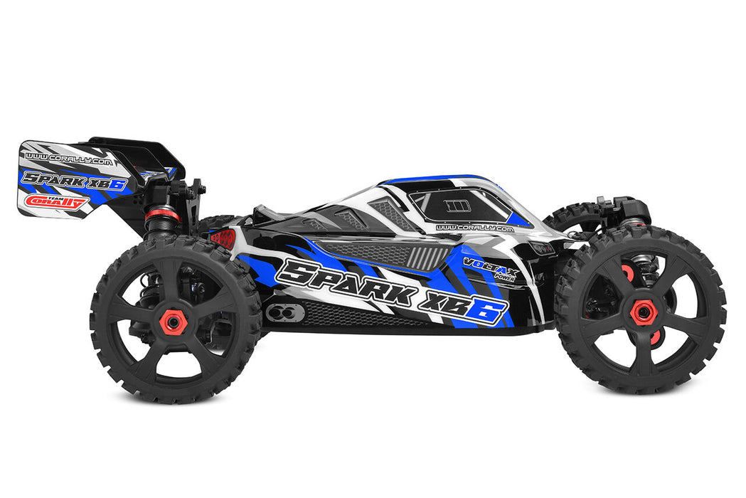 Team Corally SPARK XB6 1/8 Buggy PNP (Blauw)