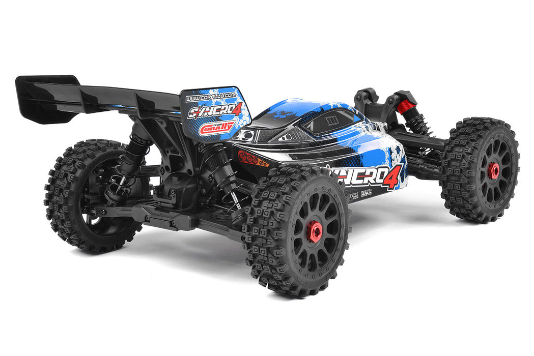 Team Corally SYNCRO 4 1/8 Buggy PNP (Blauw)