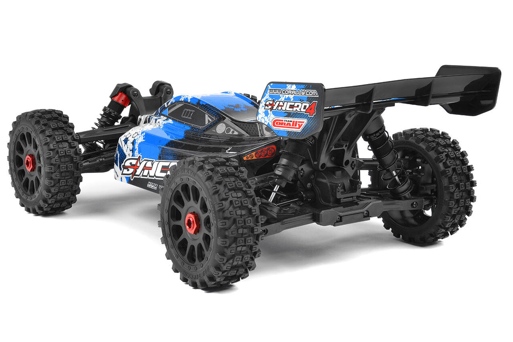 Team Corally SYNCRO 4 1/8 Buggy PNP (Blauw)