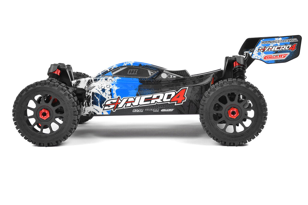 Team Corally SYNCRO 4 1/8 Buggy PNP (Blauw)