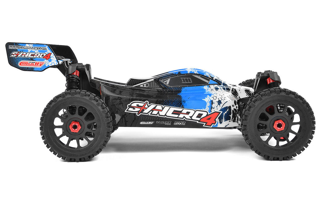 Team Corally SYNCRO 4 1/8 Buggy PNP (Blauw)