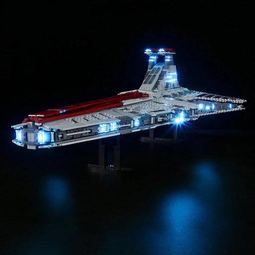 75367 Venator-Class Republic Attack Cruiser Building Blocks LED Light Kit - upgraderc