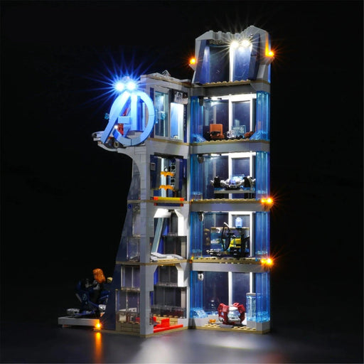 76166 Avengers Tower Battle Building Blocks LED Light Kit - upgraderc