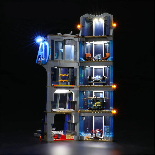 76166 Avengers Tower Battle Building Blocks LED Light Kit - upgraderc