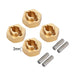7mm Extended Hex Adapter for Axial SCX24 1/24 (Aluminium/Messing) Hex Adapter Injora Brass 3MM 