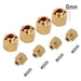 7mm Extended Hex Adapter for Axial SCX24 1/24 (Aluminium/Messing) Hex Adapter Injora Brass 6mm 