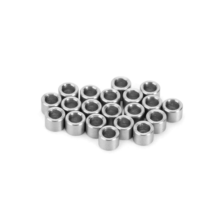 80PCS M2.5 Flat Washers Spacers for Traxxas TRX4M 1/18 (RVS) 4M-52 - upgraderc
