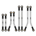 8PCS High Clearance Chassis Links Set for Traxxas TRX4M K10 1/18 (RVS) - upgraderc