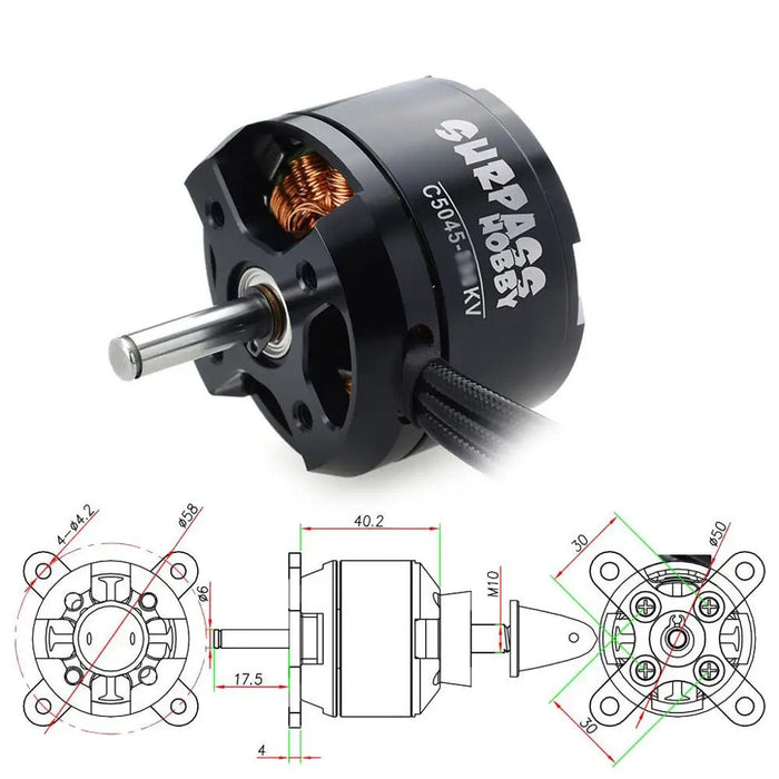 Surpass Hobby C5045 890KV Brushless Motor