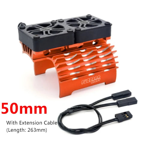 Surpass Hobby Double Fans Heat Sink 40/50mm (Aluminium)