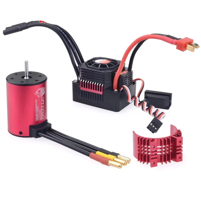 Surpass Hobby 3650 4500KV Brushless Motor, 60A ESC w/ Heatsink