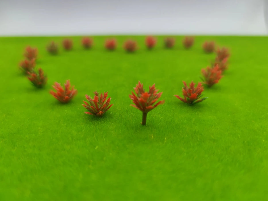 10-50PCS Tree Bushes Model 1/87, 1/100 HO