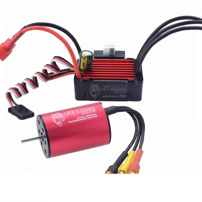 Surpass Hobby 2435 4500kV Brushless Motor w/ 25A 2S ESC