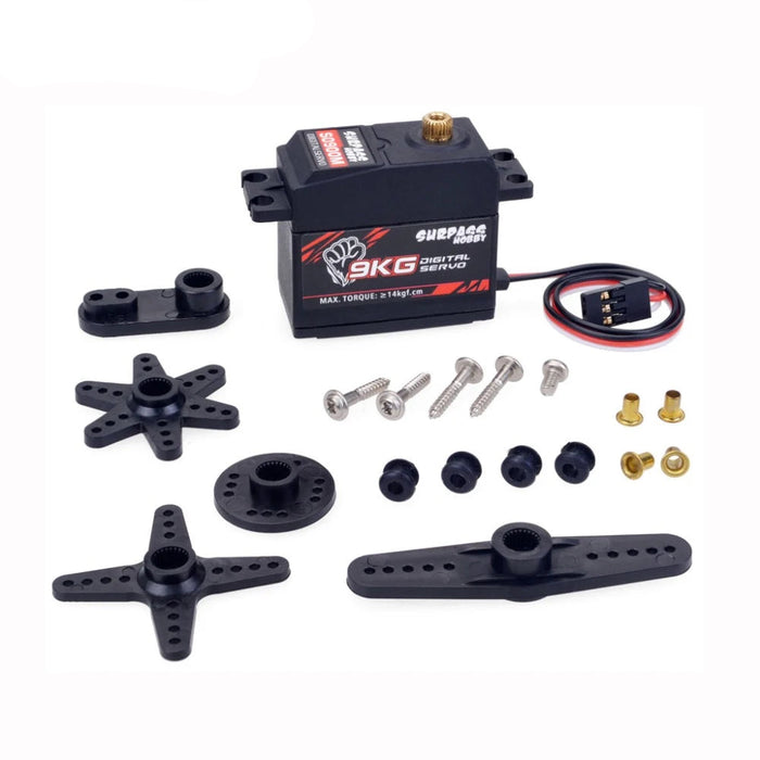 Surpass Hobby 3665 2900KV Brushless Motor, 80A ESC, 9KG Servo, Heat Sink