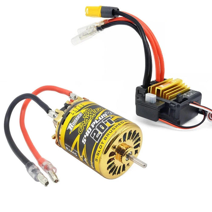 Surpass Hobby 540 PLUS V2 11T Brushed Motor, 80A ESC