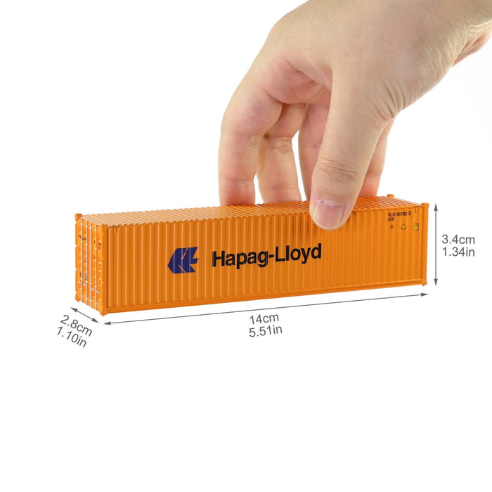3PCS HO Scale 40ft Container 1/87 (ABS) C8746 - upgraderc