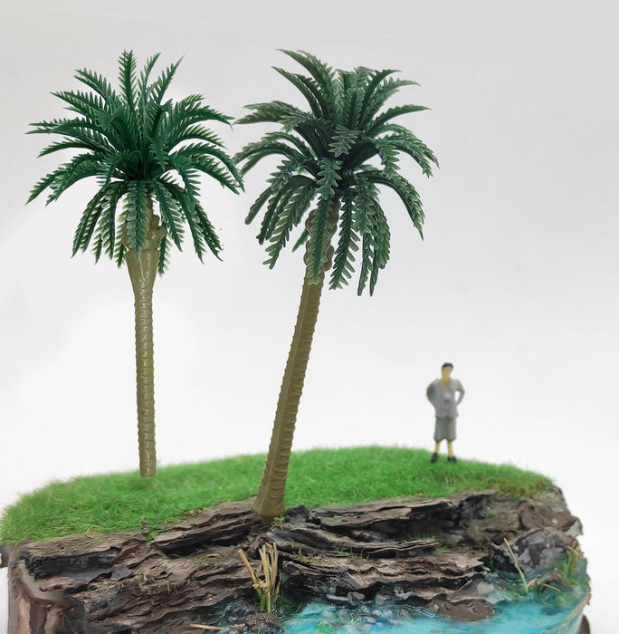 4-16PCS 80-160mm Scale Palm Tree Model