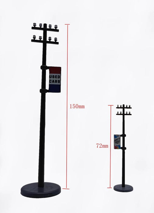 Simulation Power Line Pole 1/65-140