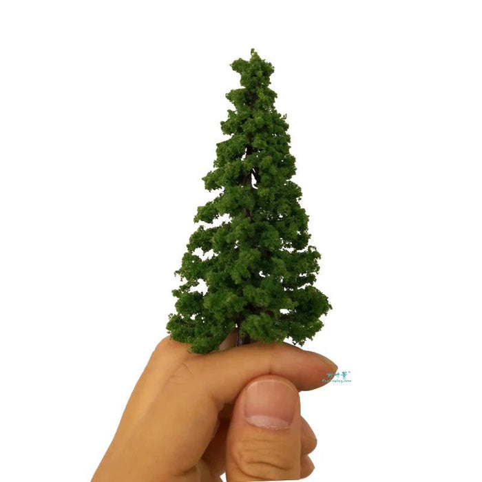 2PCS 40-120mm Pine Trees Model