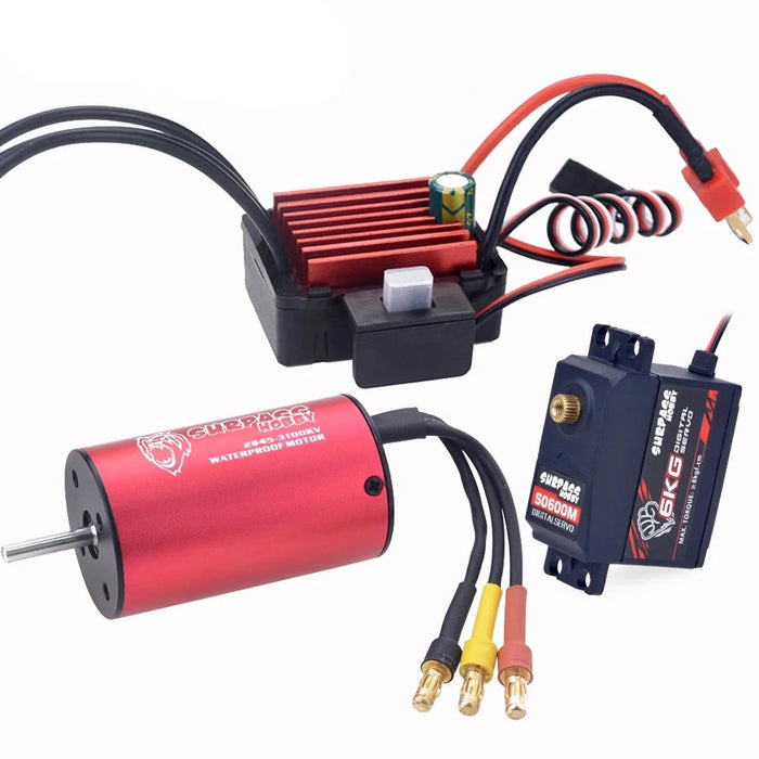 Surpass Hobby 3800KV Brushless Motor, 35A ESC, S0600P 6KG Digital Servo