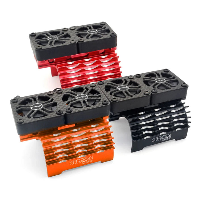 Surpass Hobby Double Fans Heat Sink 40/50mm (Aluminium)