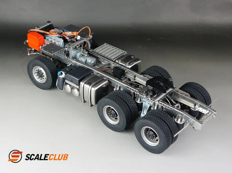 Scaleclub Benz 3363 Upgrade 6X6 6X4 Tractor Truck Chassis 1/14 (Metaal)