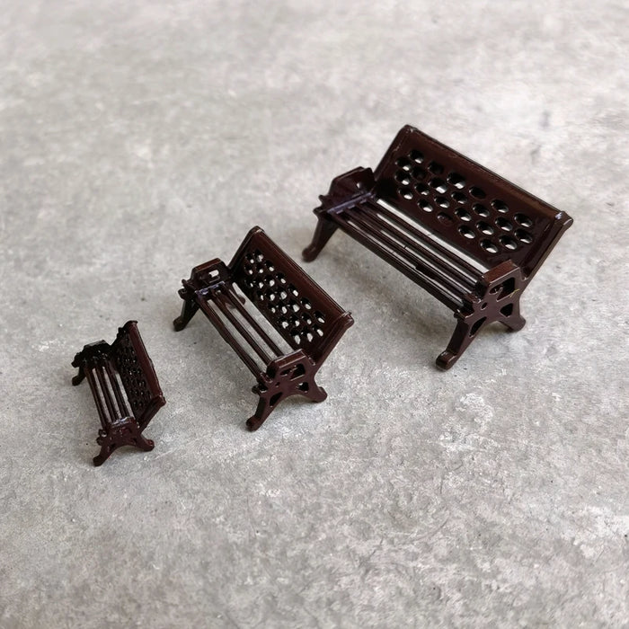 4PCS Park Bench Model 1/30/64/87 HO/S