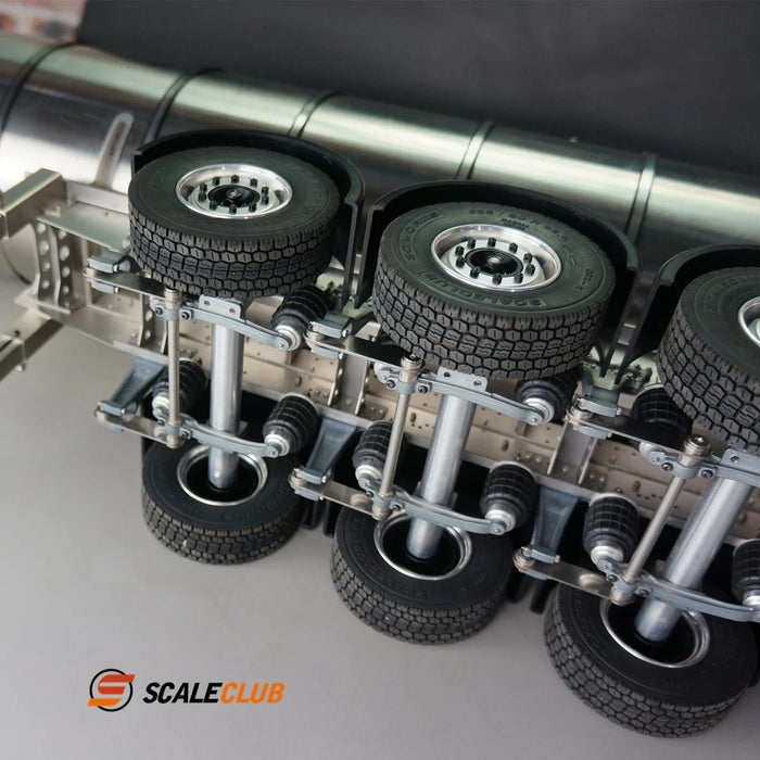 Scaleclub Liquid Transport Trailer 1/14 (Metaal)