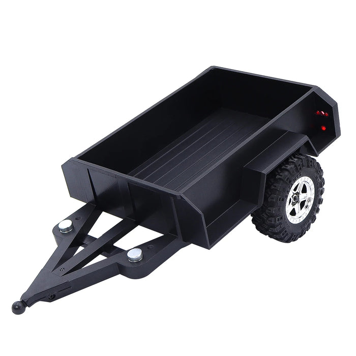 Utility Trailer w/ Hitch & Storage Box for Traxxas TRX4M 1/18