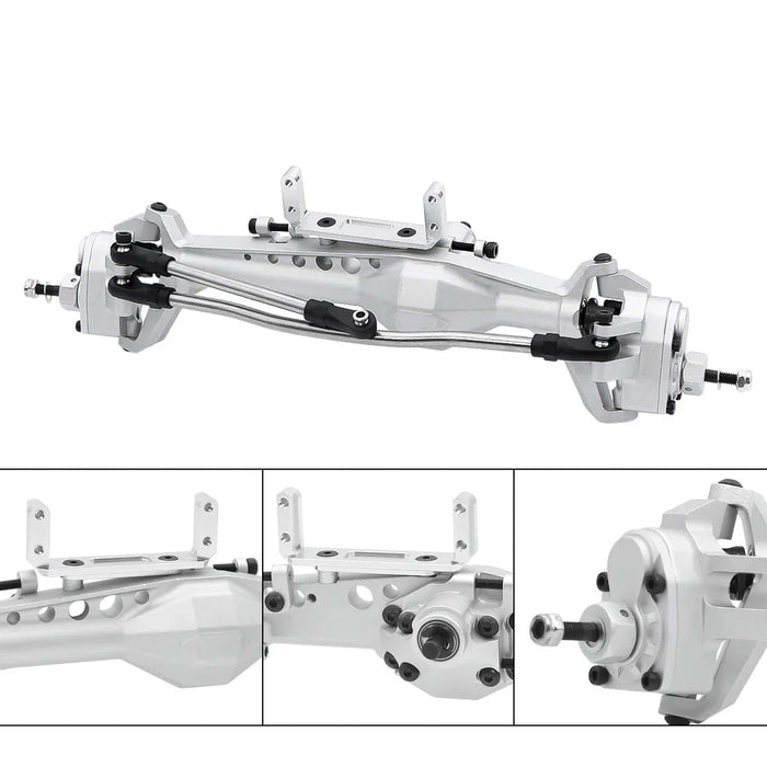 F9 Offset Front Rear Portal Axle w/ Servo Mounts for Axial Capra 1.9 UTB 1/10 (Aluminium)