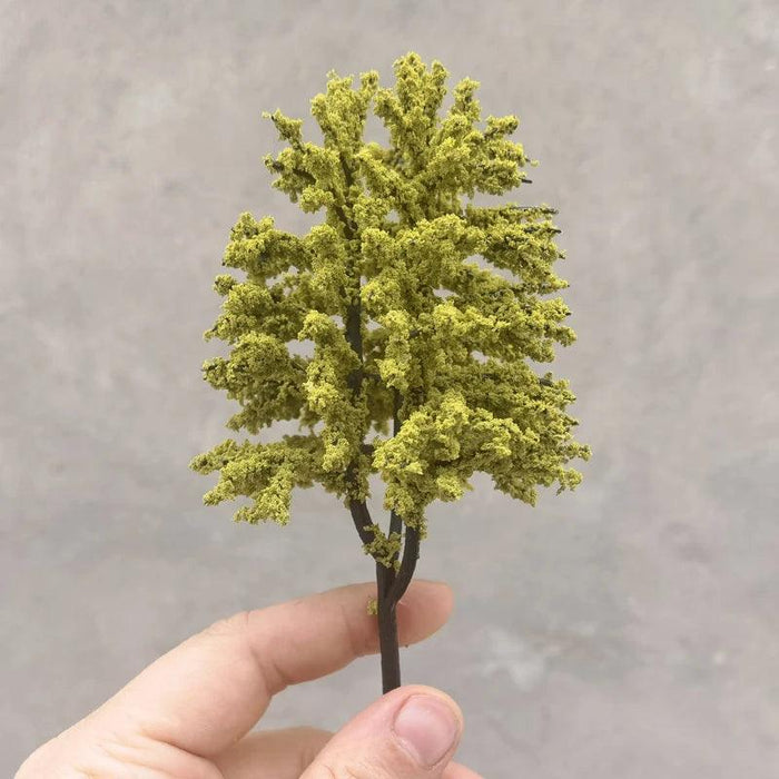 100PCS 3-16cm Simulation Tree Model