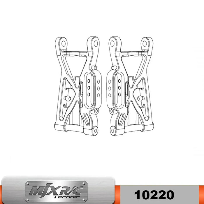 2PCS Front Lower Suspension Arms for MJX Hyper Go 10208 1/10 (10220)