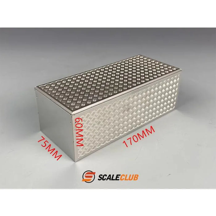 Scaleclub Toolbox Battery Box for Tractor Truck 1/14 (Metaal)