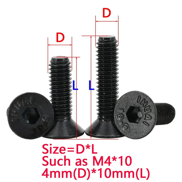 3045PCS M2-M8 Hex Flathead Screw, Nuts & Washers Set