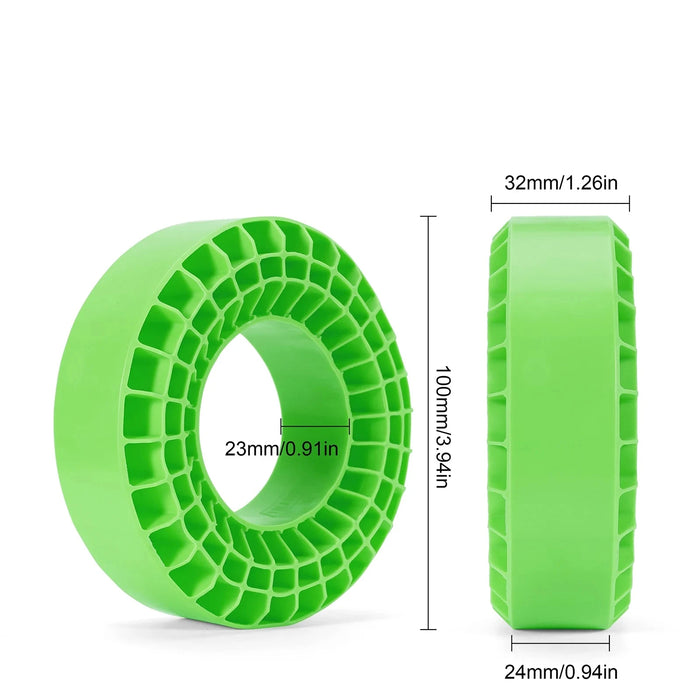 INJORA 4PCS 1.9" 106-108mm Silicone Rubber Inserts