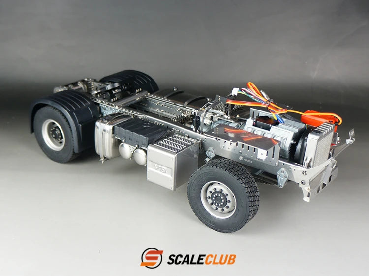 Scaleclub MAN 4x4 4x2 Chassis 1/14 (Metaal)