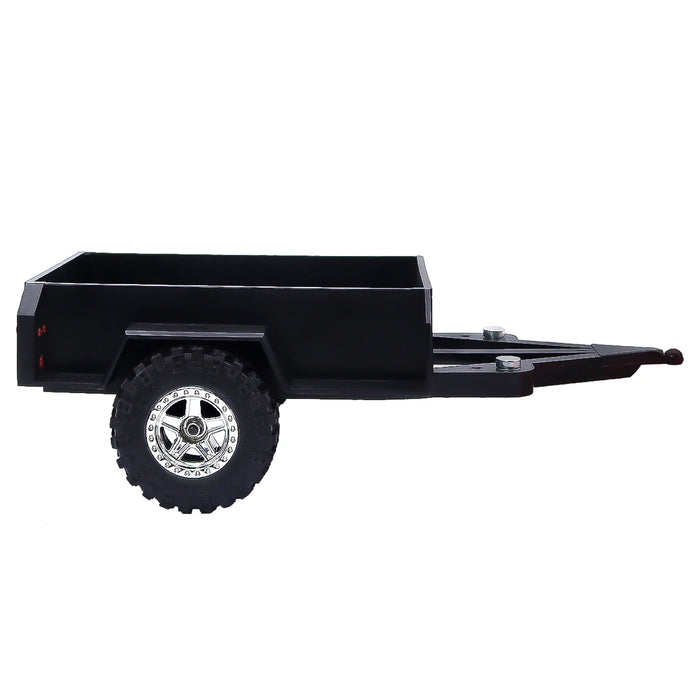 Utility Trailer w/ Hitch & Storage Box for Traxxas TRX4M 1/18