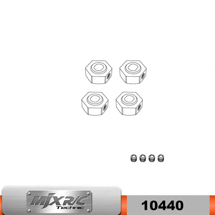 Wheel Hexes w/ Grub Screws for MJX Hyper Go 10208 1/10 (10440)