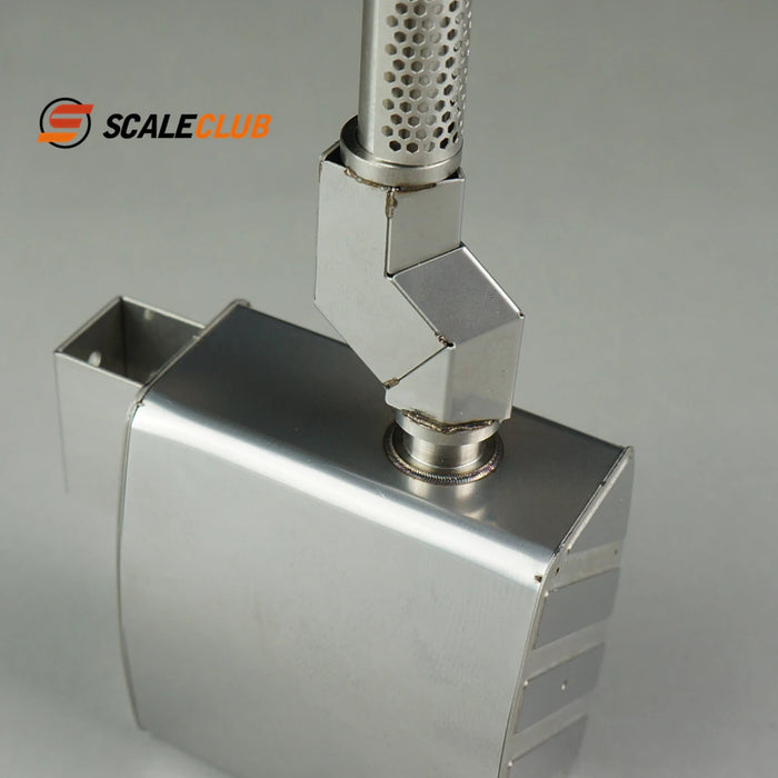 Scaleclub Exhaust for Tractor Truck 1/14 (Metaal)