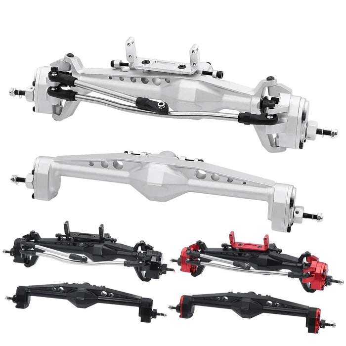 F9 Offset Front Rear Portal Axle w/ Servo Mounts for Axial Capra 1.9 UTB 1/10 (Aluminium)