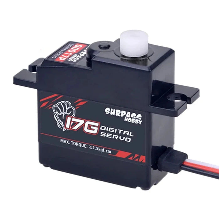 Surpass Hobby S0017P 25T 17g 1.8KG 4.8-6.0V Plastic Gear Digital Servo