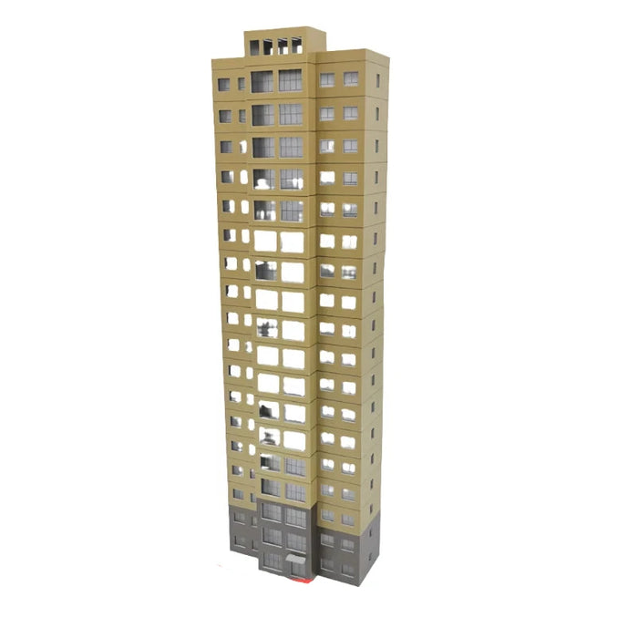 19 Storey Commercial Residence Building Model 1/150 N