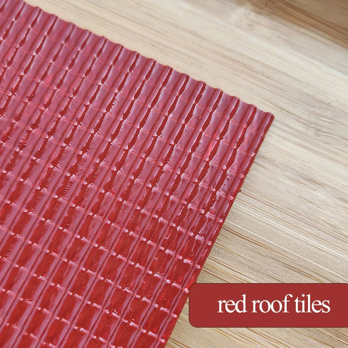 20x30cm Roof Tile Layout ABS Sheet 1/50-1/300