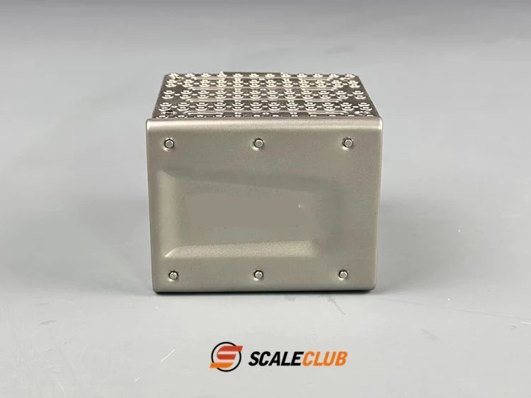 Scaleclub Exhaust Box for Tractor Truck 1/14 (Metaal)