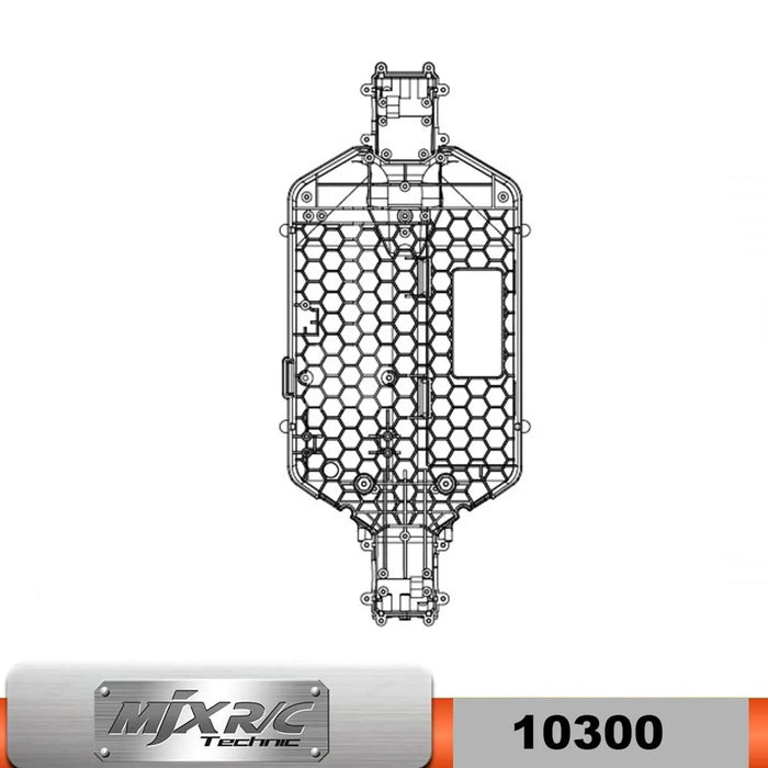 Replacement Chassis for MJX Hyper Go 10208 1/10 (10300)