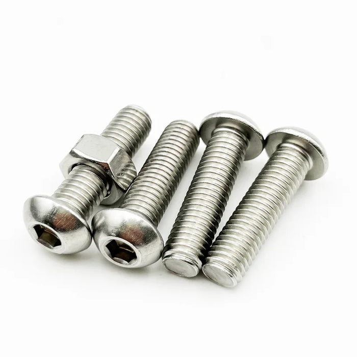 120-434PCS M2~M6 Button Head Screw, Nuts Set