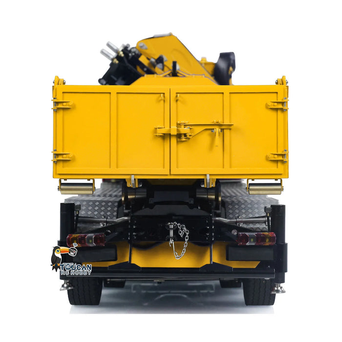 Hydraulic Crane Dump Truck 10x10 1/14 (Metaal) PNP
