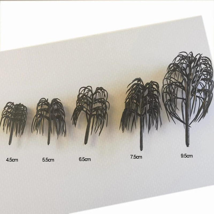 10PCS 6.5-9.5cm Simulation Willow Model