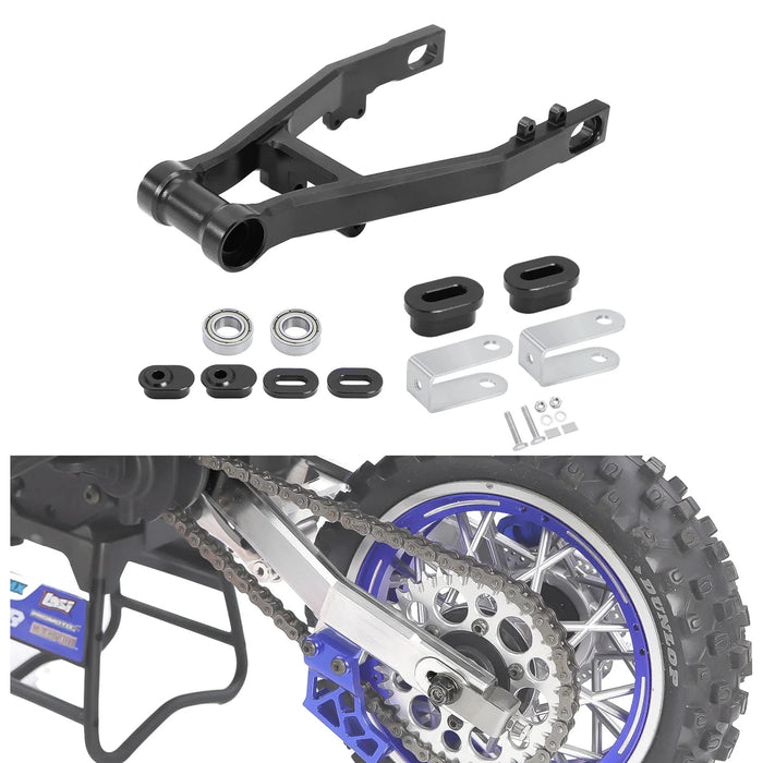 Rear Swing Arm w/ Adjustable Chain Tension for LOSI Promoto-MX 1/4 (Aluminium)