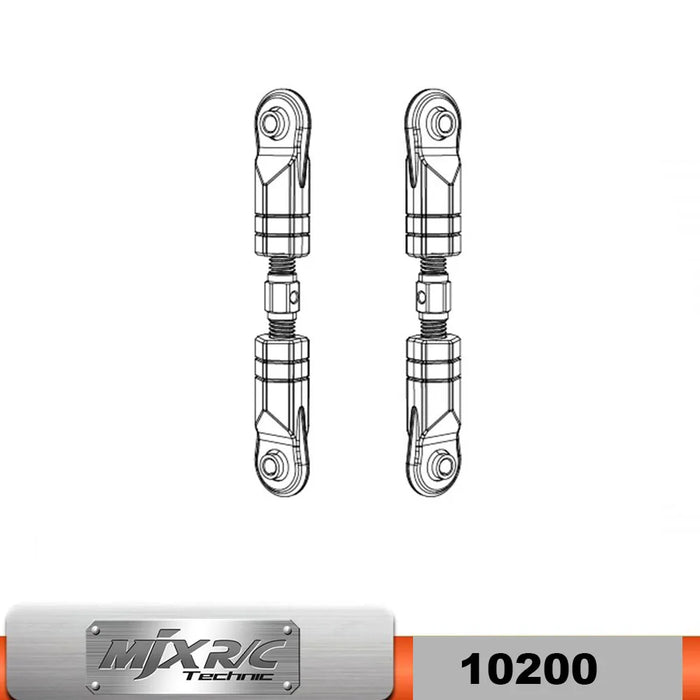 2PCS Steering Tie Rods for MJX Hyper Go 10208 1/10 (10200)